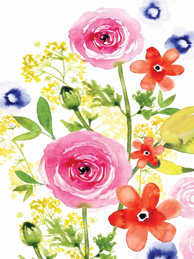 Rose Rhapsody II art print by Sara Berrenson for $57.95 CAD