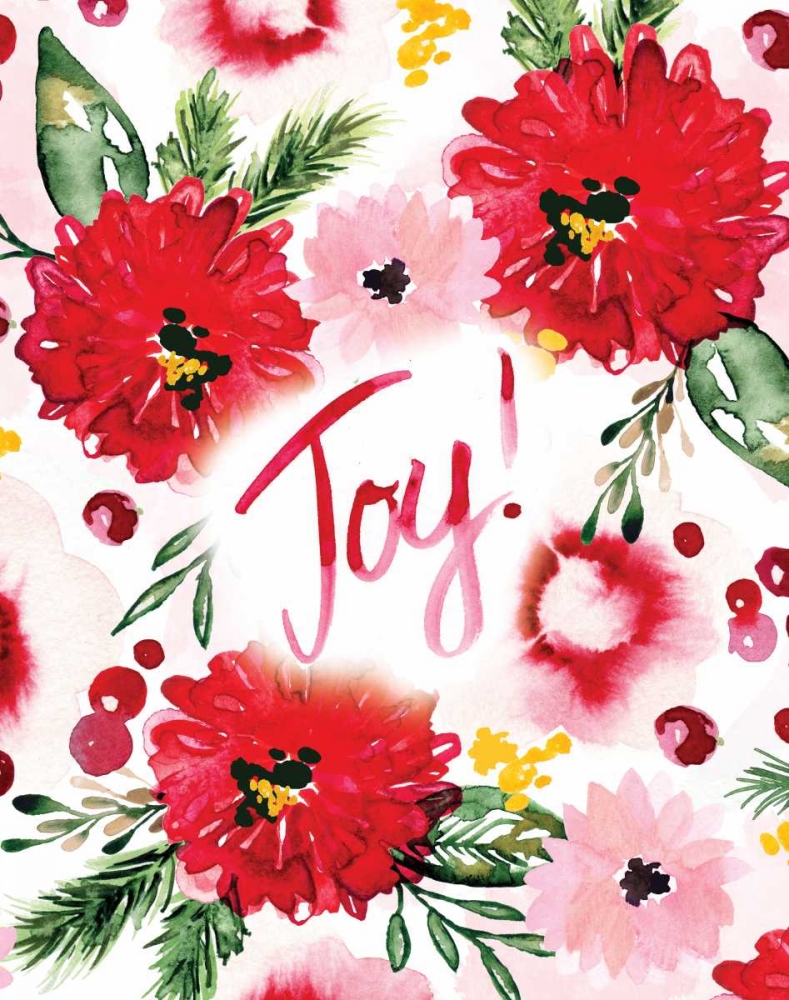 Christmas Floral II art print by Sara Berrenson for $57.95 CAD