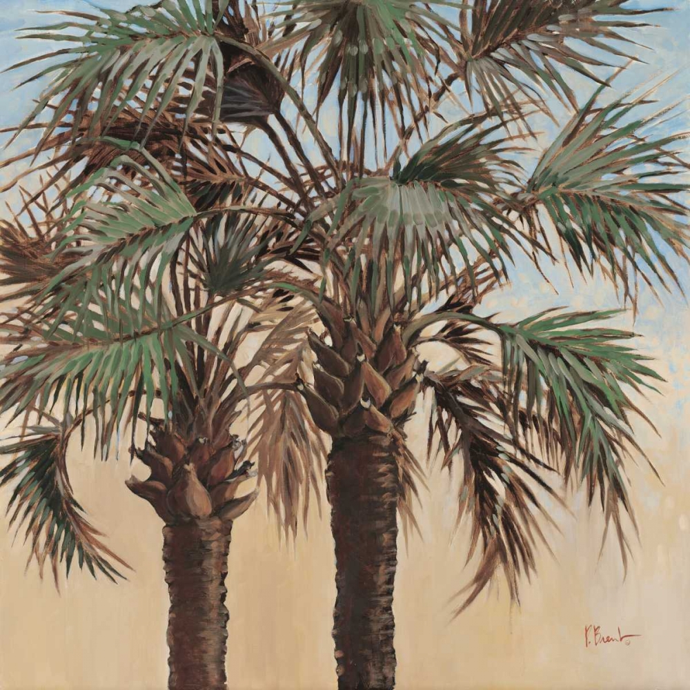 Twin Palms art print by Paul Brent for $57.95 CAD