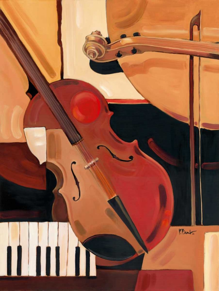 Abstract Violin art print by Paul Brent for $57.95 CAD