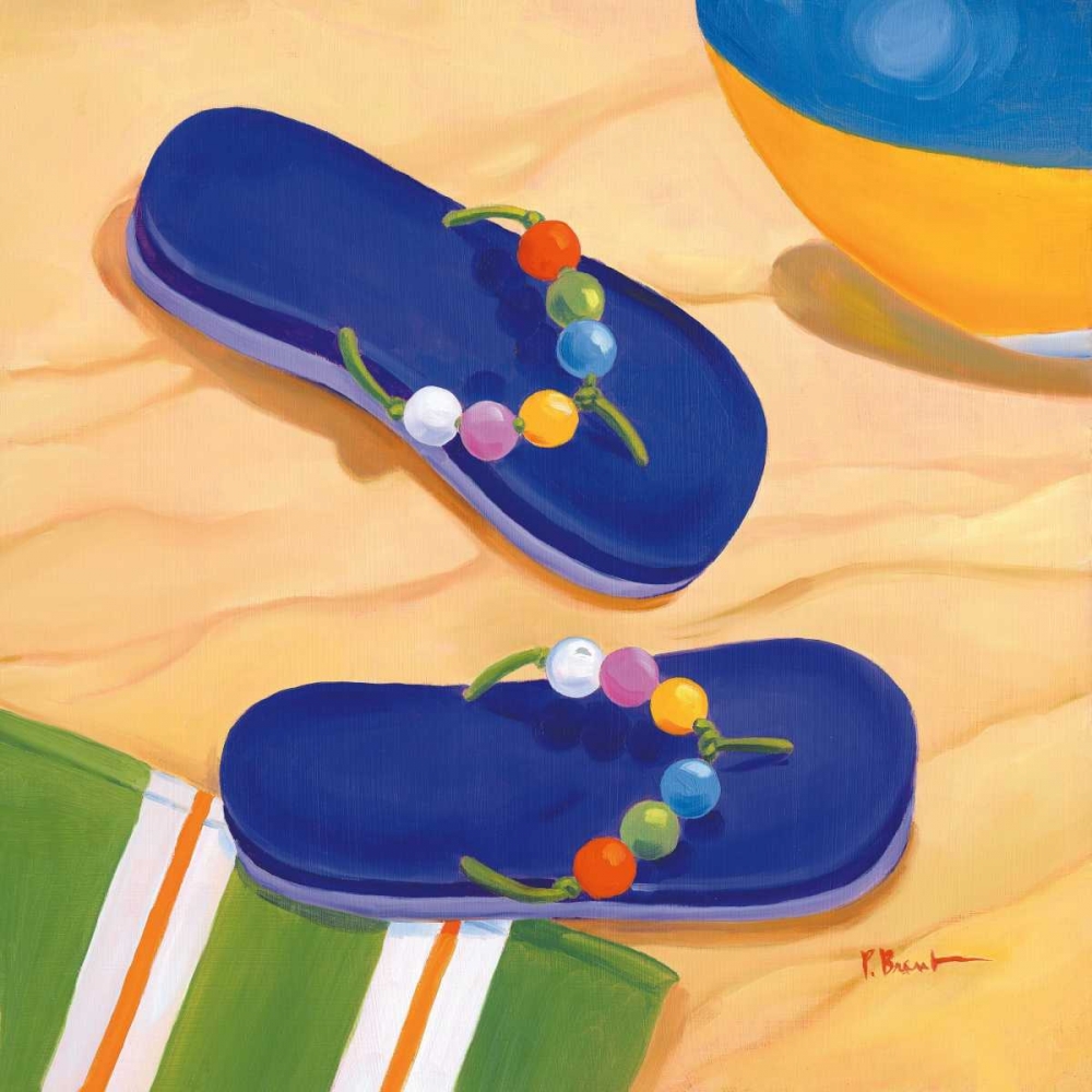 Purple Flip Flops art print by Paul Brent for $57.95 CAD
