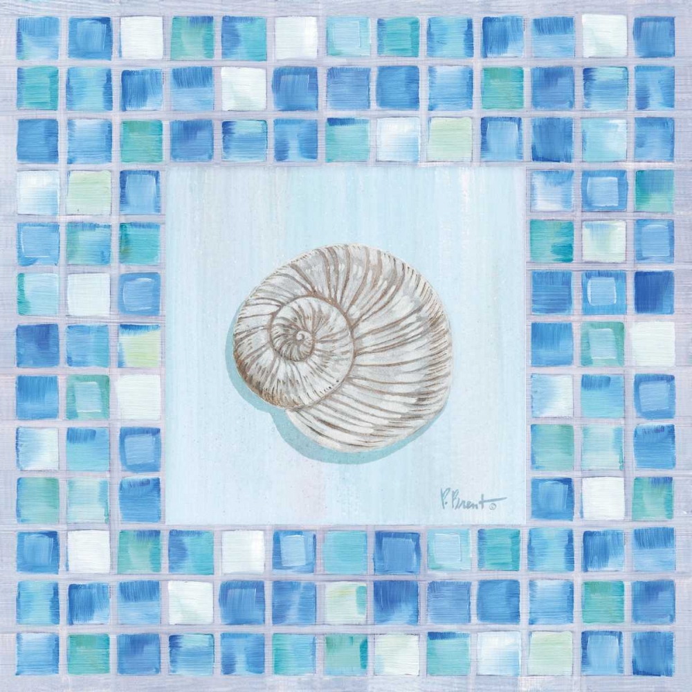 Mosaic Moonshell art print by Paul Brent for $57.95 CAD