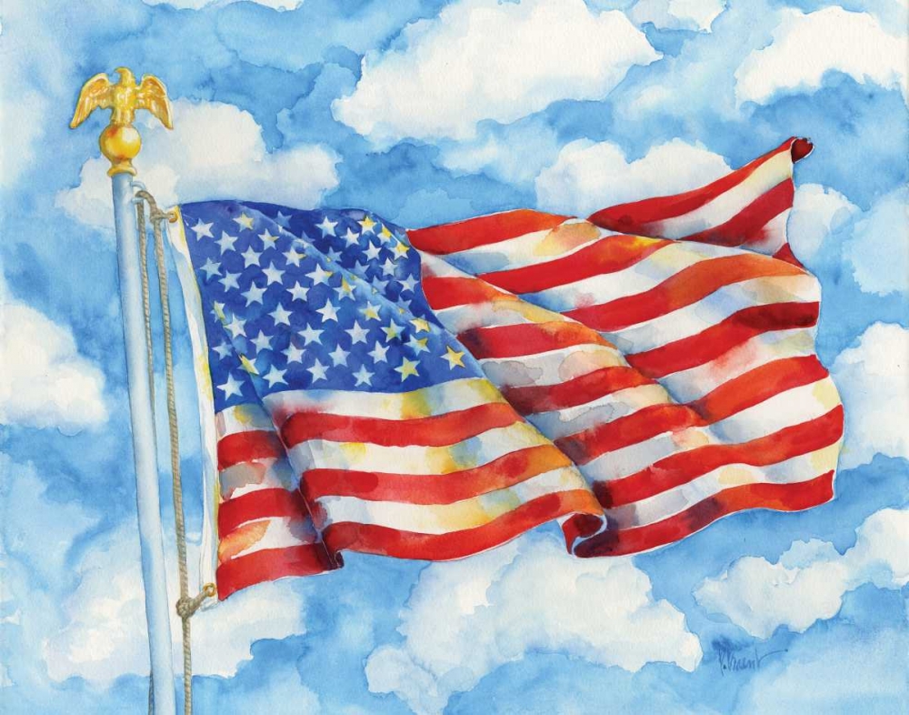 Stars and Stripes Forever art print by Paul Brent for $57.95 CAD