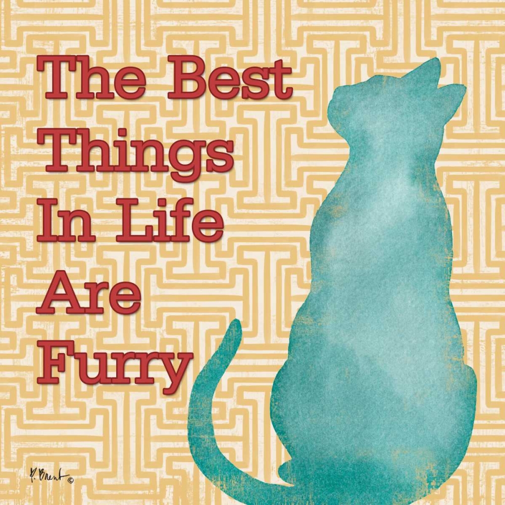 Patterned Pets Cat IV art print by Paul Brent for $57.95 CAD