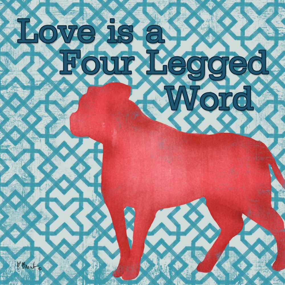 Patterned Pets Dog II art print by Paul Brent for $57.95 CAD