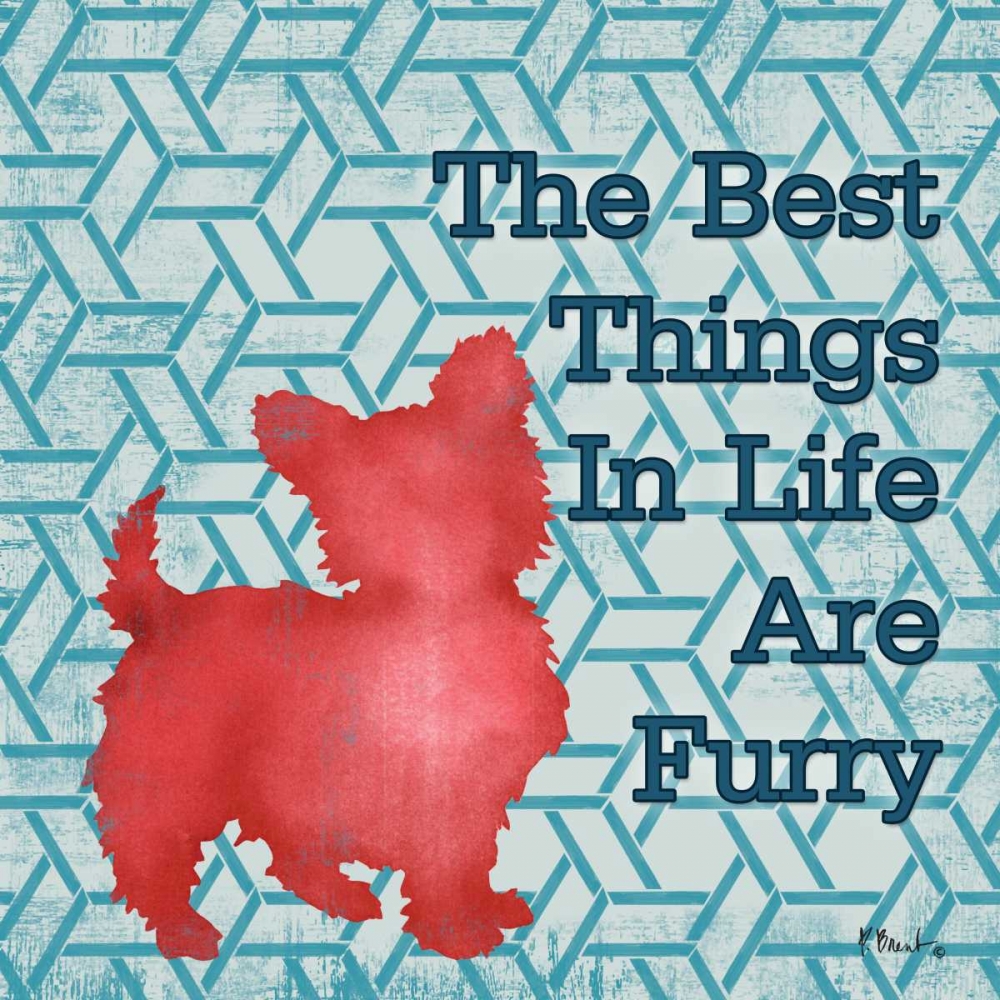 Patterned Pets Dog III art print by Paul Brent for $57.95 CAD
