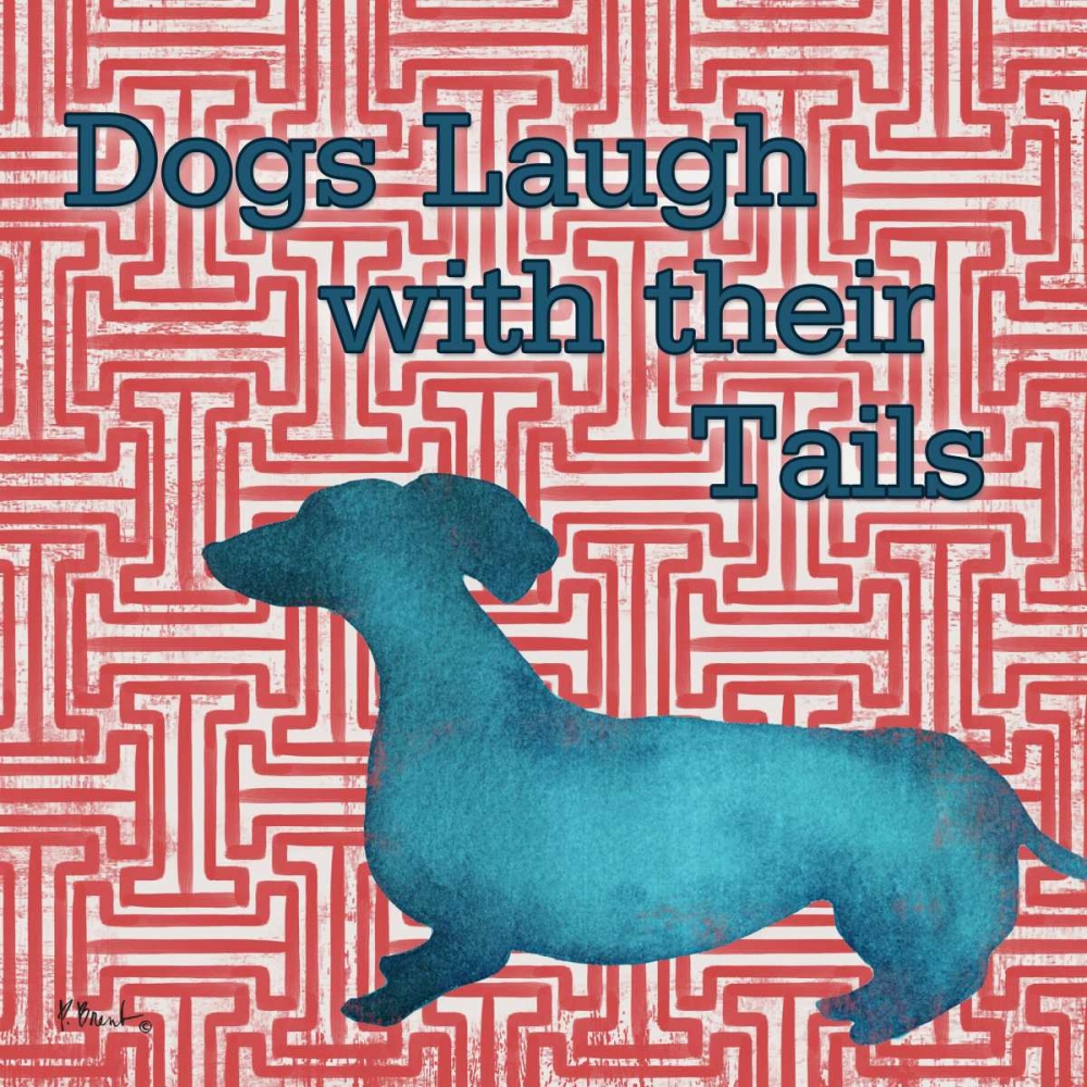 Patterned Pets Dog IV art print by Paul Brent for $57.95 CAD