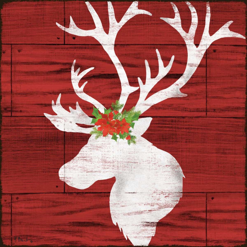 Holiday Lodge Silhouette II art print by Paul Brent for $57.95 CAD