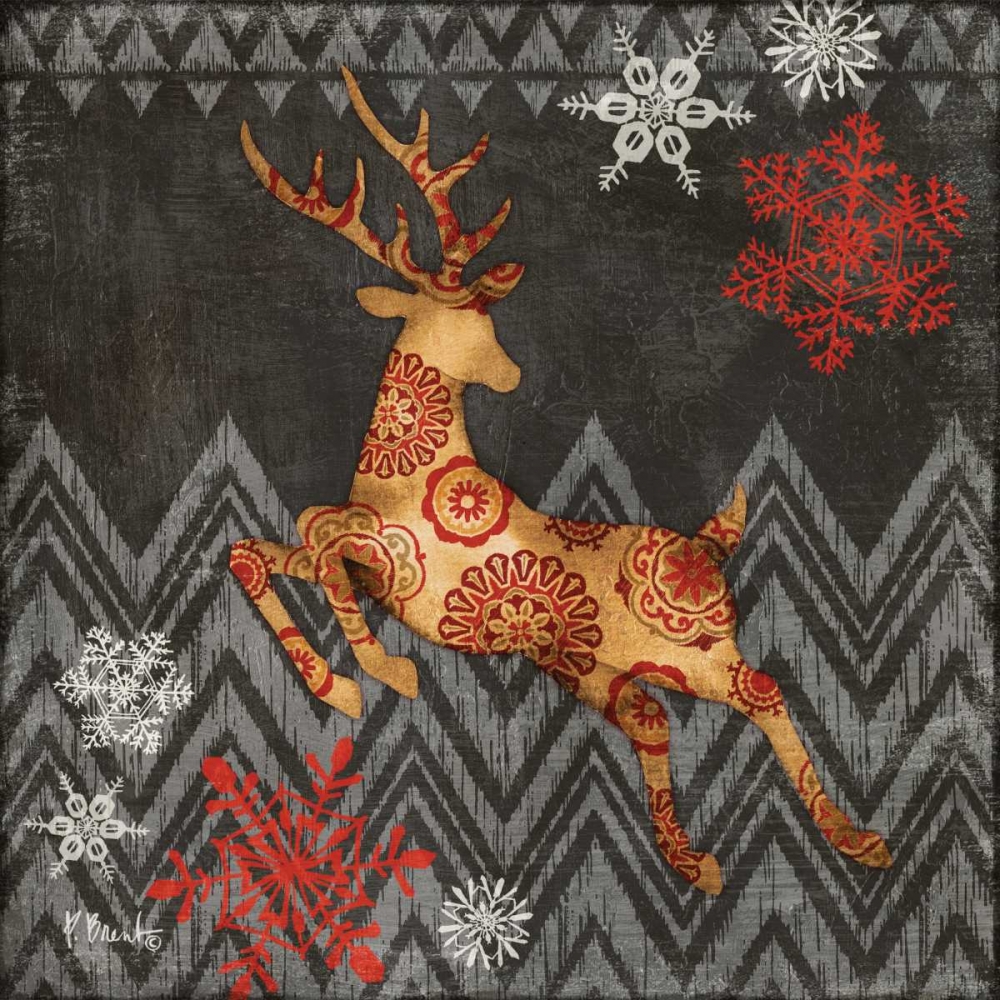 Reindeer Dance II art print by Paul Brent for $57.95 CAD