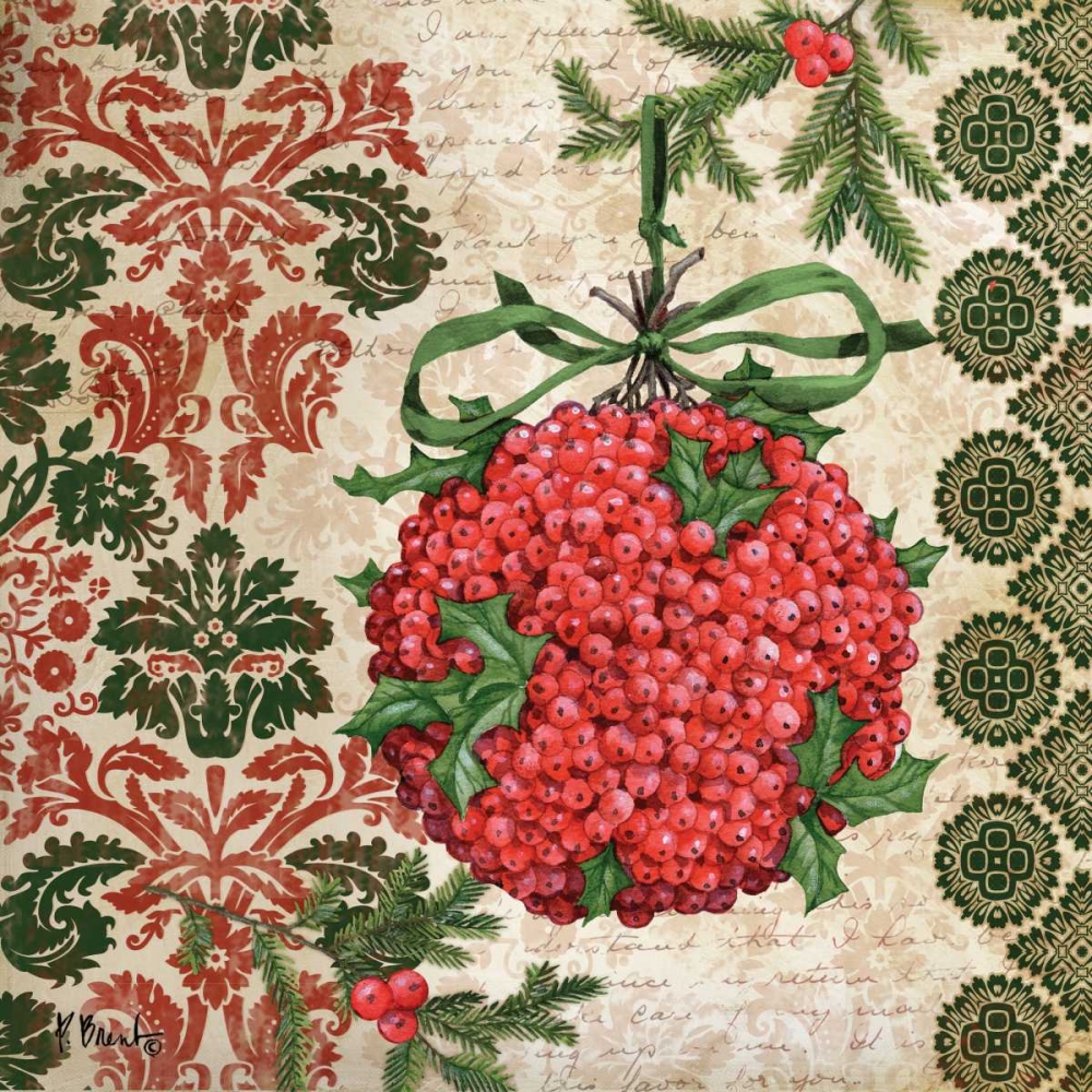 Elegant Christmas I art print by Paul Brent for $57.95 CAD