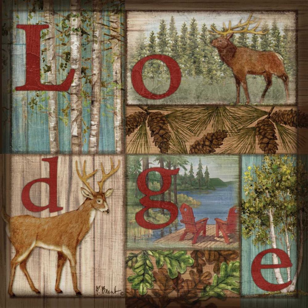 L is for Lodge art print by Paul Brent for $57.95 CAD