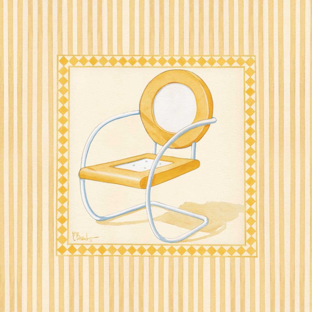 Retro Patio Chair IV art print by Paul Brent for $57.95 CAD
