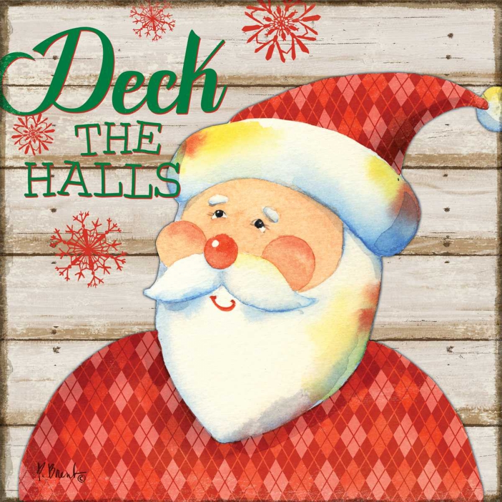 Jolly Santa II art print by Paul Brent for $57.95 CAD