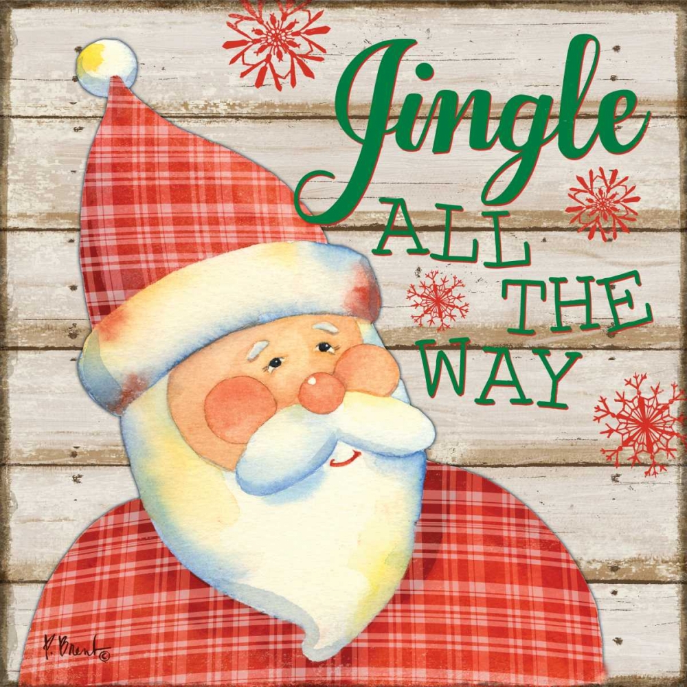 Jolly Santa III art print by Paul Brent for $57.95 CAD