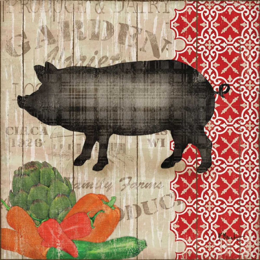 Farmers Market II art print by Paul Brent for $57.95 CAD
