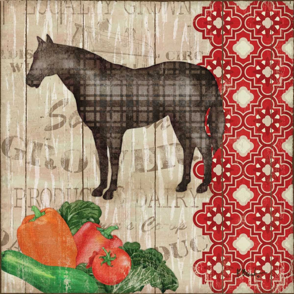 Farmers Market IV art print by Paul Brent for $57.95 CAD
