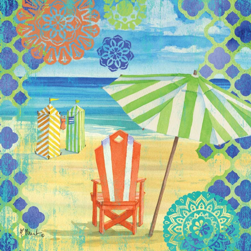 Geo Beach II art print by Paul Brent for $57.95 CAD