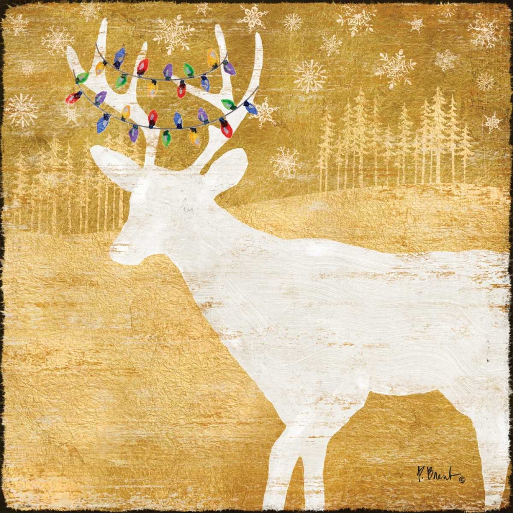 Gold Holiday II art print by Paul Brent for $57.95 CAD