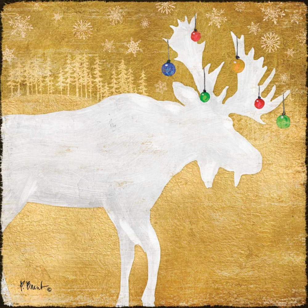 Gold Holiday IV art print by Paul Brent for $57.95 CAD