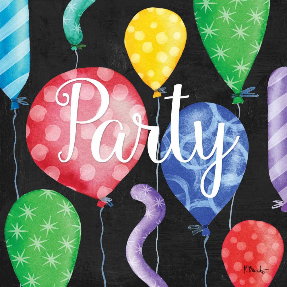 Celebration Balloons II art print by Paul Brent for $57.95 CAD
