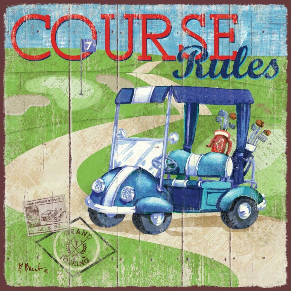 Golf Time I art print by Paul Brent for $57.95 CAD