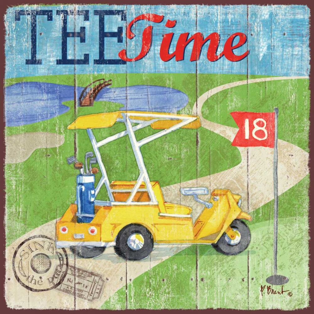 Golf Time III art print by Paul Brent for $57.95 CAD