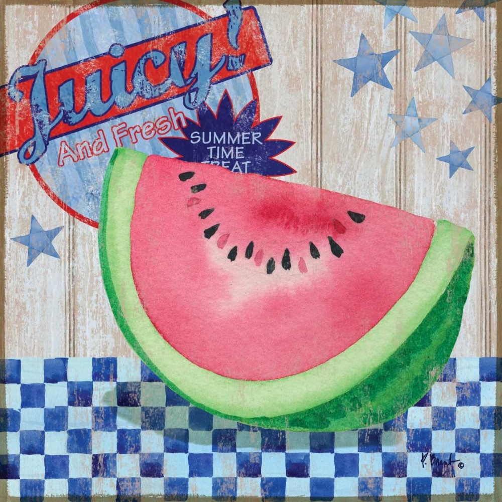 Juicy Watermelon II art print by Paul Brent for $57.95 CAD