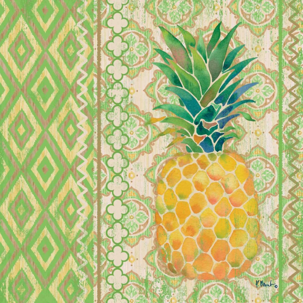 Fruit Ikat I art print by Paul Brent for $57.95 CAD