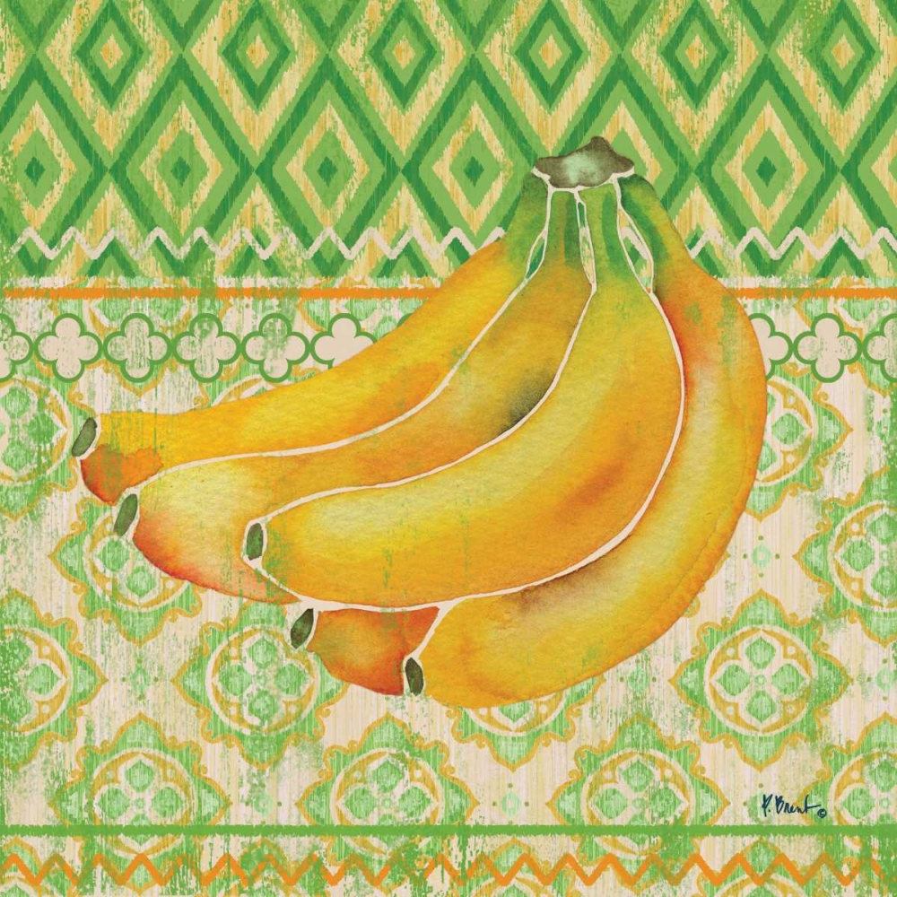 Fruit Ikat III art print by Paul Brent for $57.95 CAD