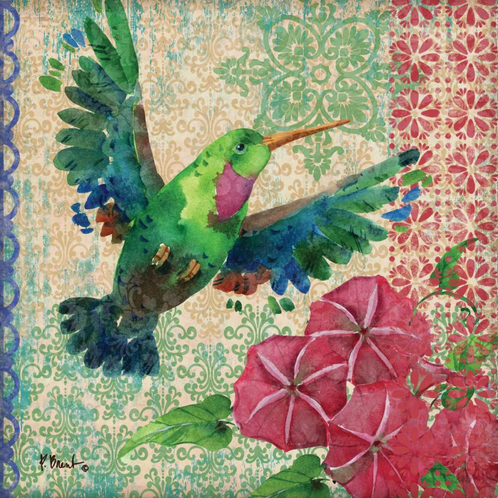 Zealous Hummingbird I art print by Paul Brent for $57.95 CAD