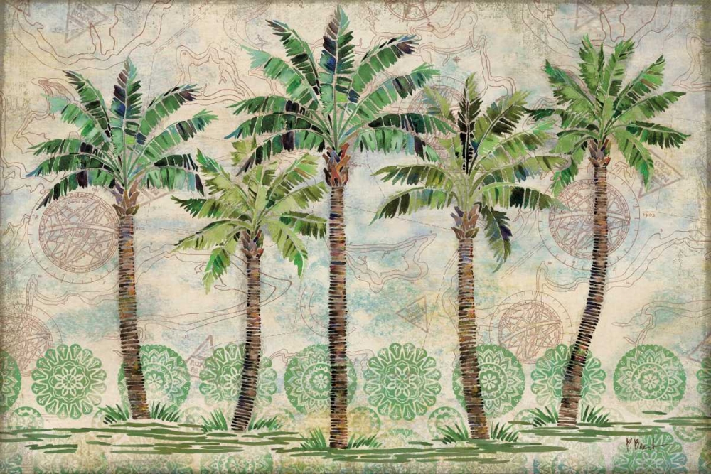 Delray Palm Horizontal art print by Paul Brent for $57.95 CAD