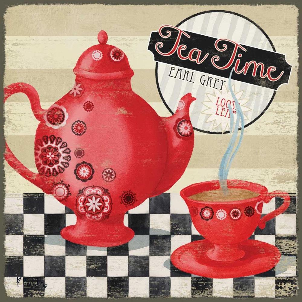 Tea Time I art print by Paul Brent for $57.95 CAD