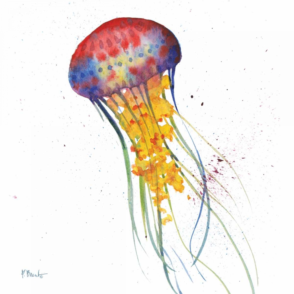 Deep Sea Jellies I art print by Paul Brent for $57.95 CAD