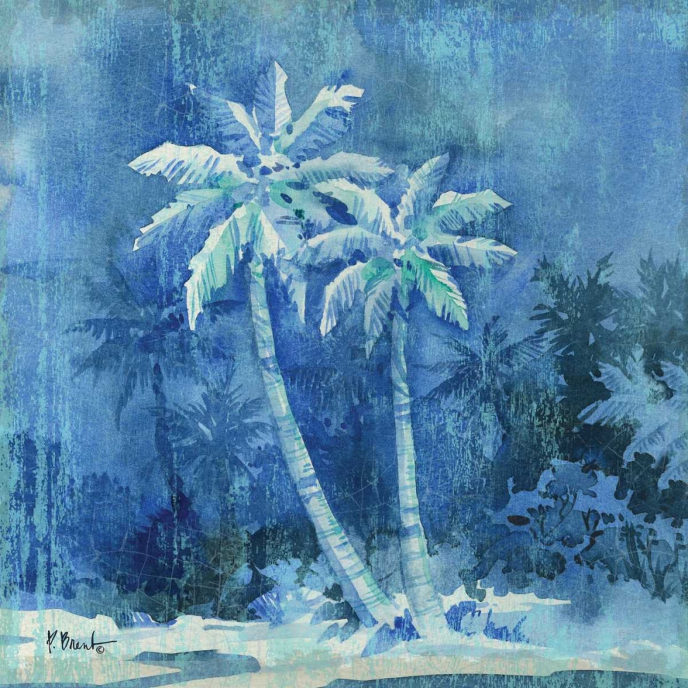 Midnight Palm I art print by Paul Brent for $57.95 CAD