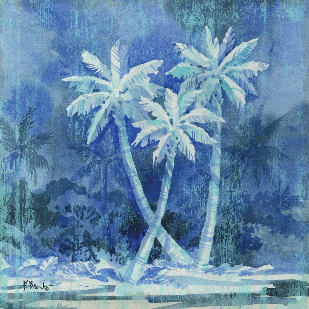 Midnight Palm II art print by Paul Brent for $57.95 CAD