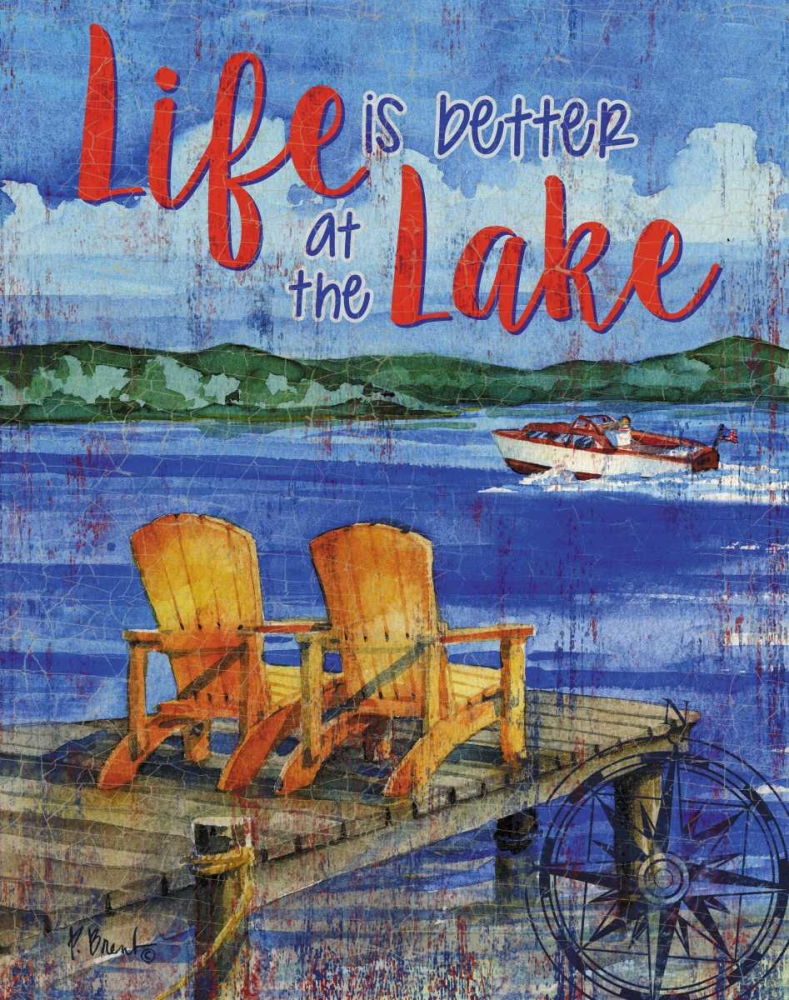 Lake Time Vertical II art print by Paul Brent for $57.95 CAD