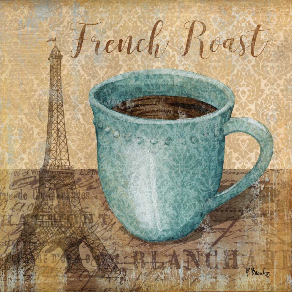 Bonjour Cafe I art print by Paul Brent for $57.95 CAD