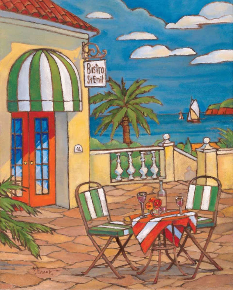 Bistro St. Emil art print by Paul Brent for $57.95 CAD