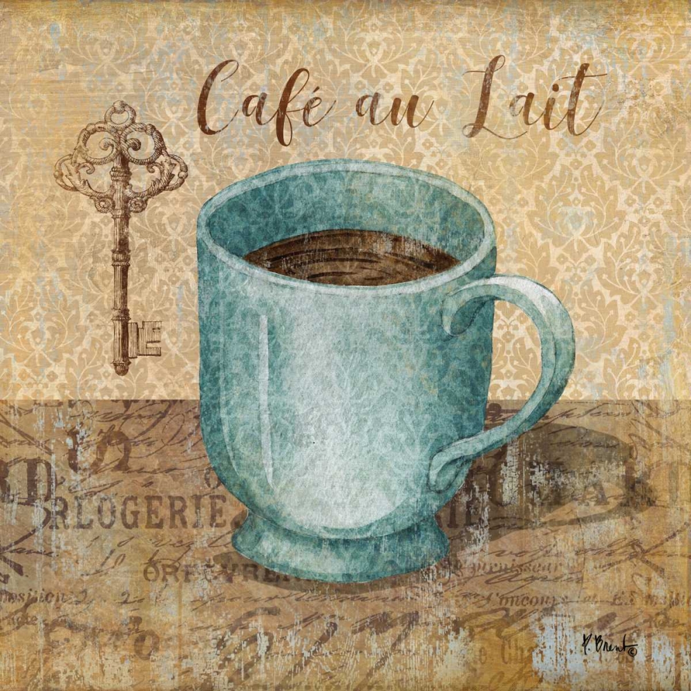Bonjour Cafe III art print by Paul Brent for $57.95 CAD