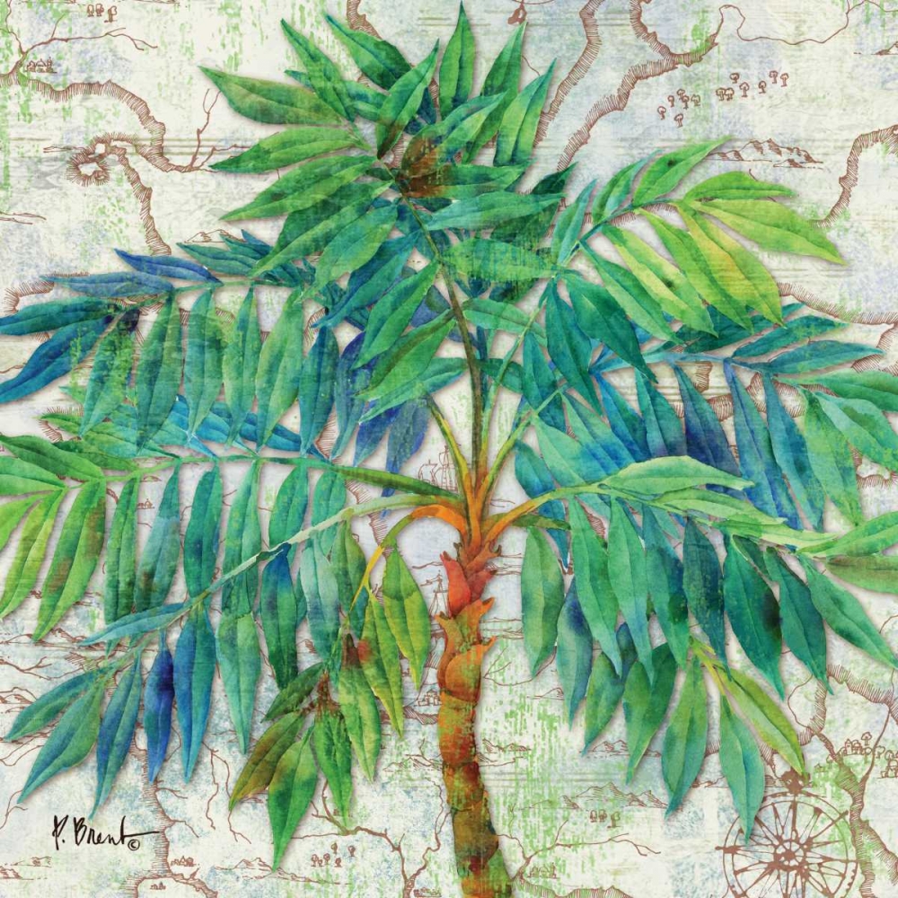 Aqueous Palm I art print by Paul Brent for $57.95 CAD