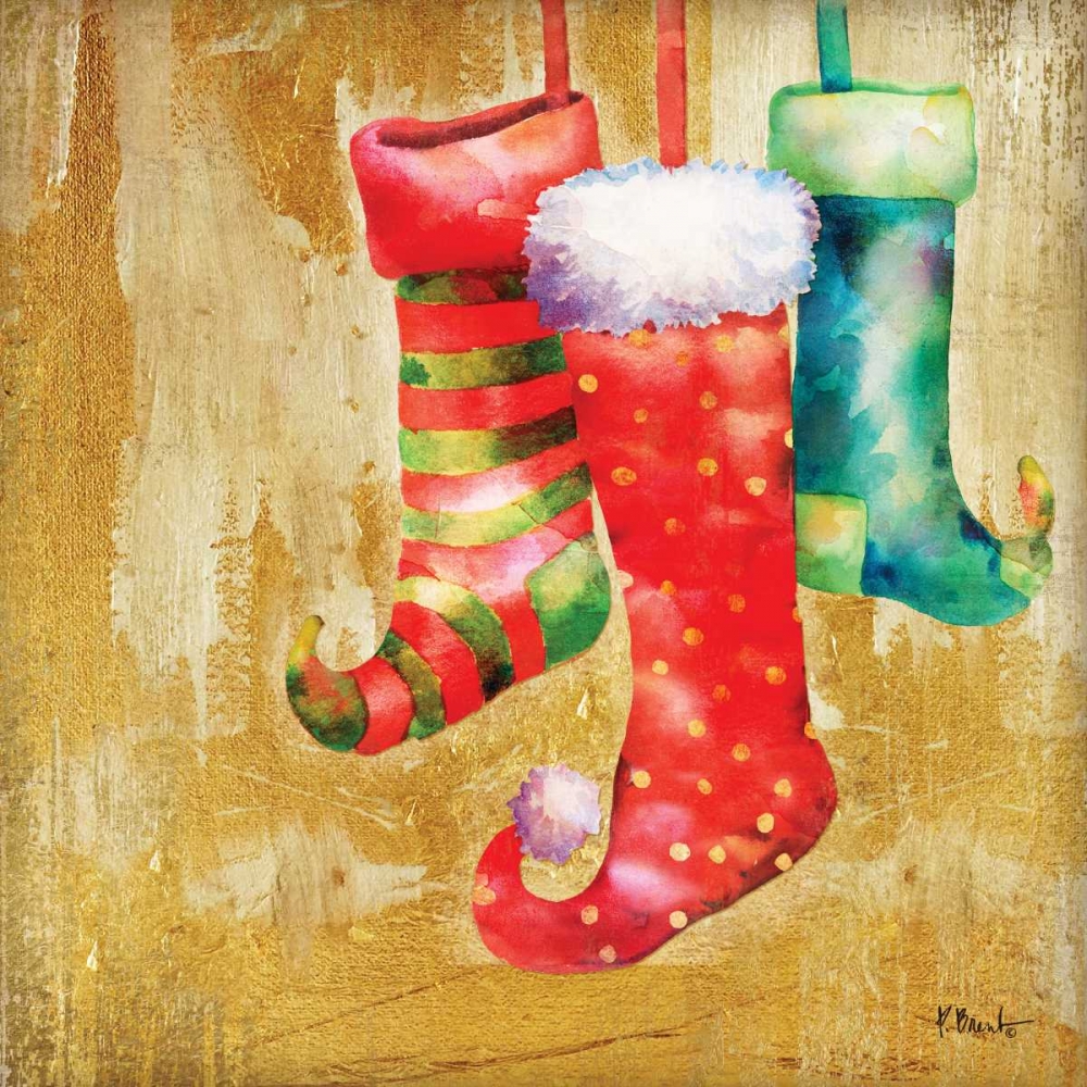 Gilded Holiday II art print by Paul Brent for $57.95 CAD