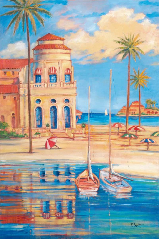 Beach Club I art print by Paul Brent for $57.95 CAD