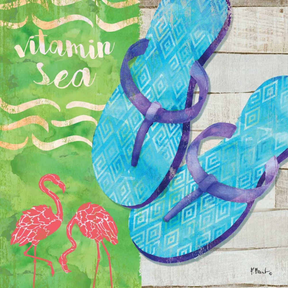 Sunshine Sandals II art print by Paul Brent for $57.95 CAD
