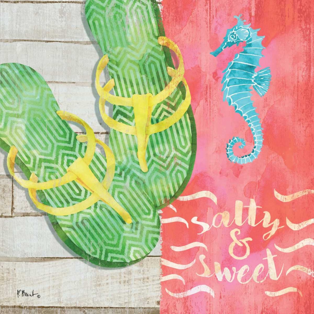 Sunshine Sandals III art print by Paul Brent for $57.95 CAD