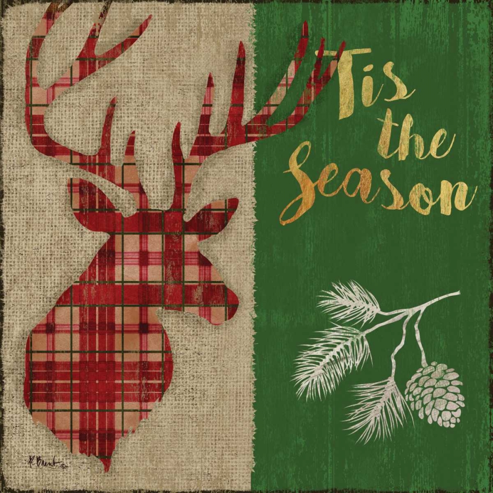 Tartan Holiday Lodge I art print by Paul Brent for $57.95 CAD