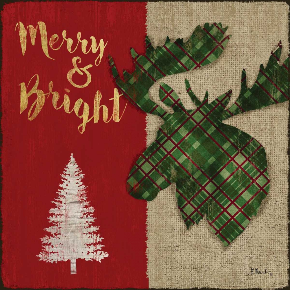 Tartan Holiday Lodge II art print by Paul Brent for $57.95 CAD