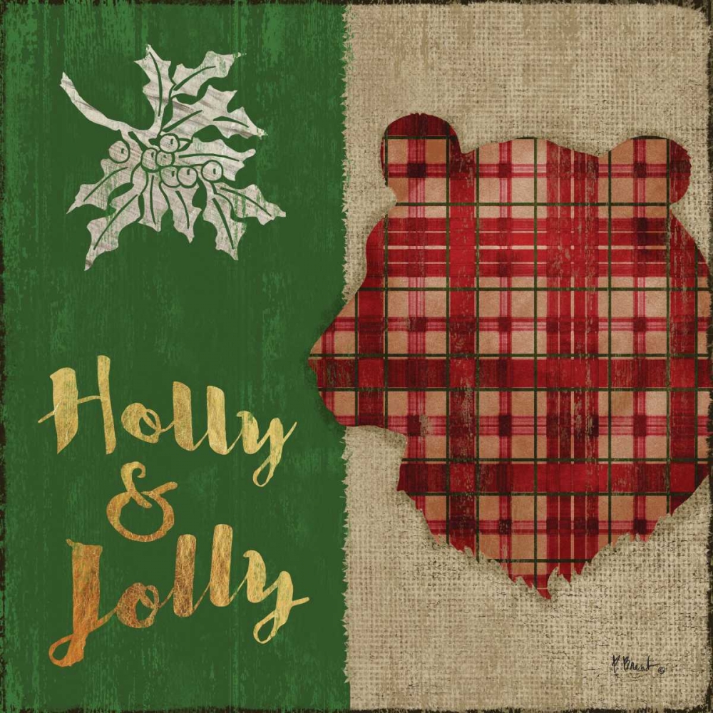 Tartan Holiday Lodge IV art print by Paul Brent for $57.95 CAD