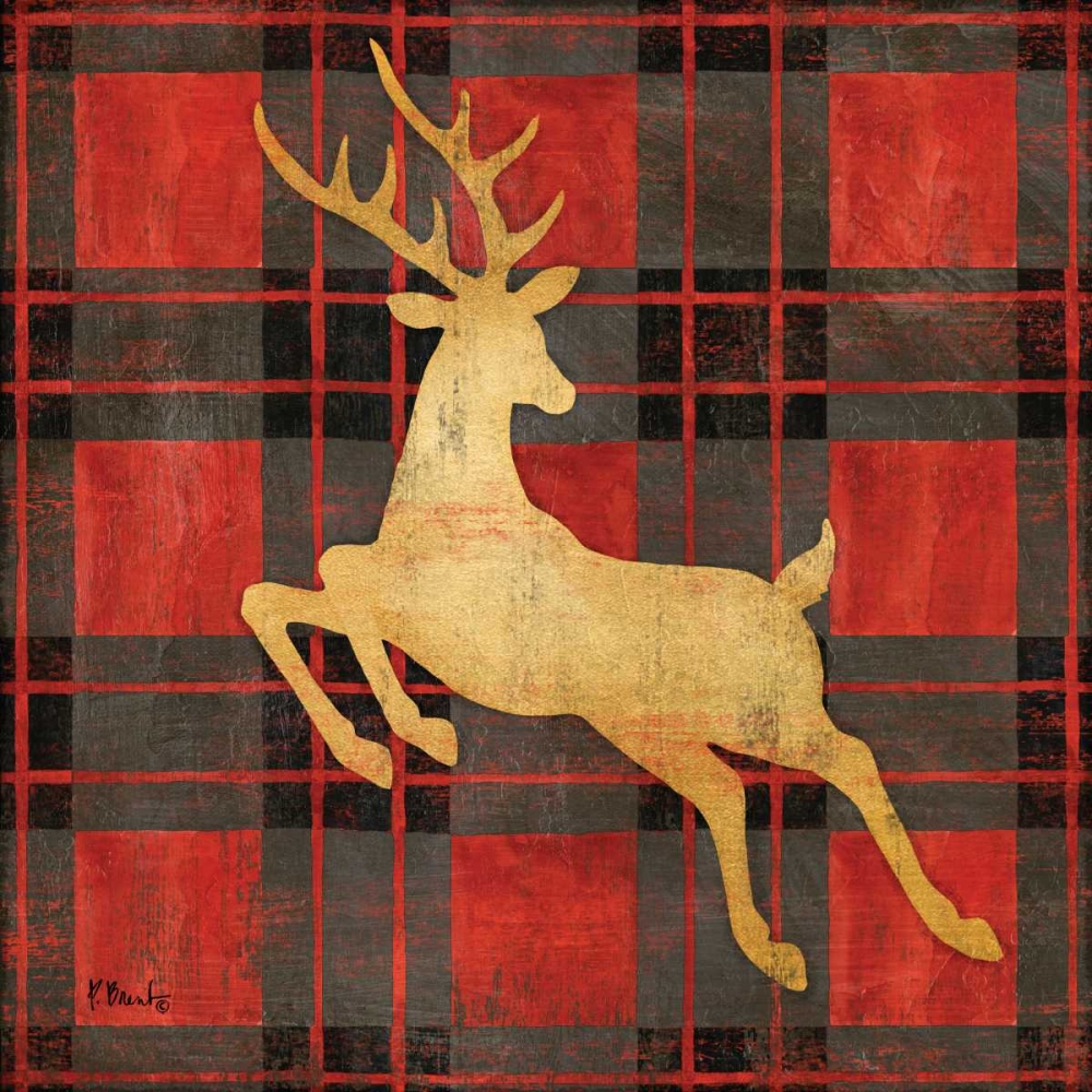 Buffalo Check Reindeer II art print by Paul Brent for $57.95 CAD