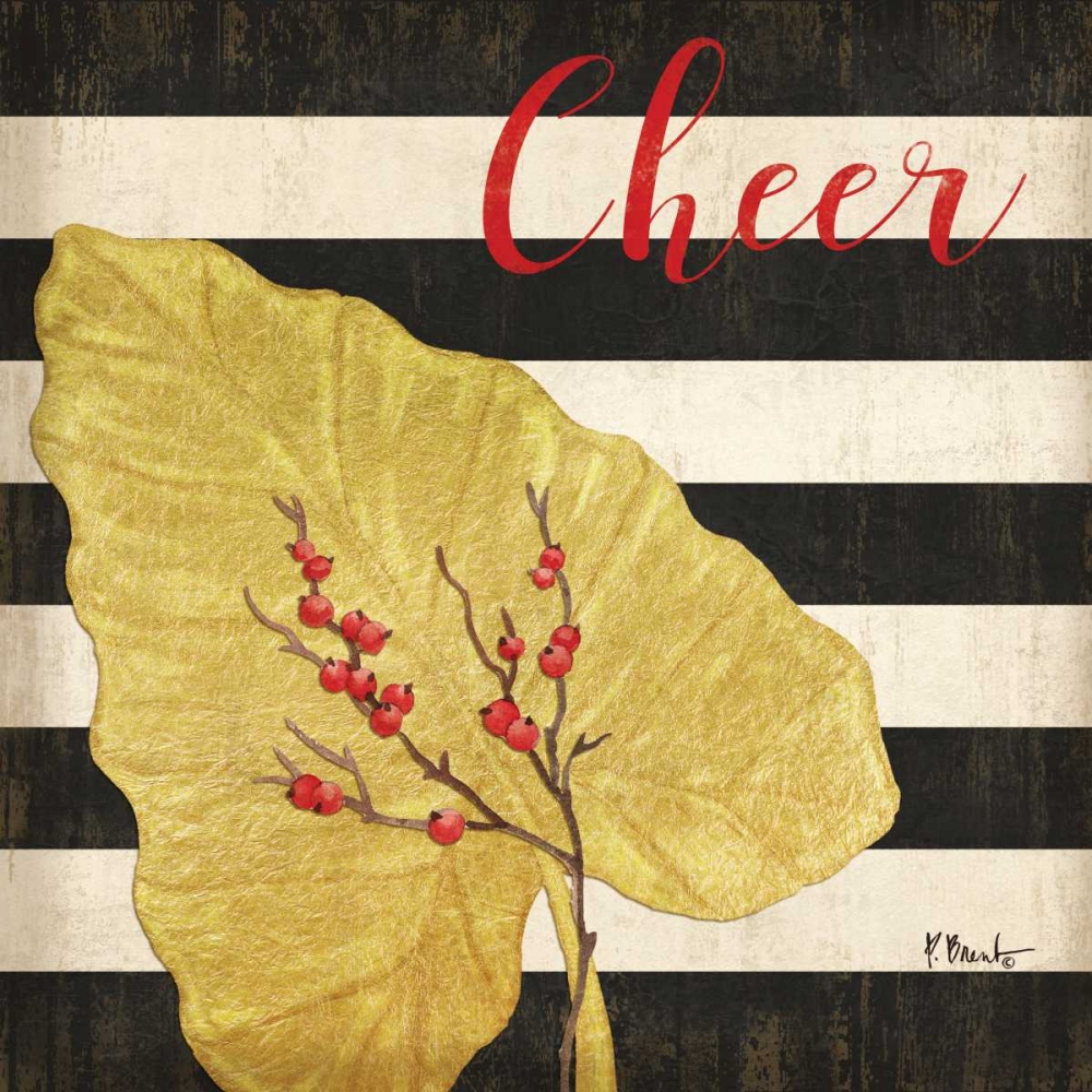 Holiday Palm Leaf I art print by Paul Brent for $57.95 CAD