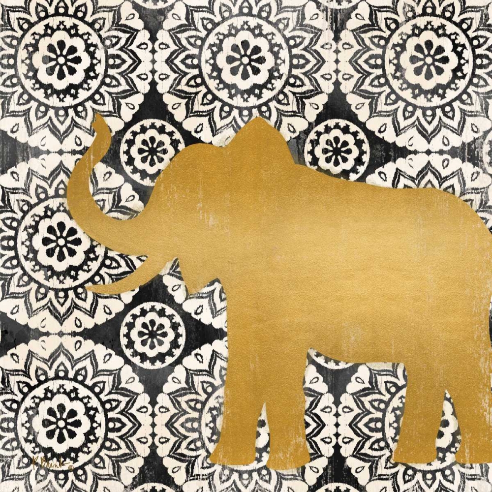 Boho Elephant II art print by Paul Brent for $57.95 CAD